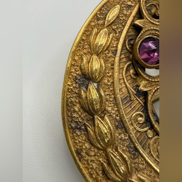 True Victorian paste brooch with earrings - Picture 7 of 8